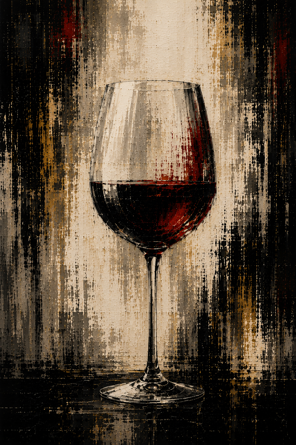 Still Life No. 1 — Red Wine Art Print